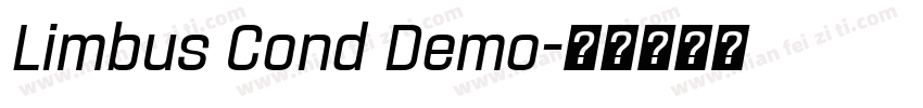 Limbus Cond Demo字体转换